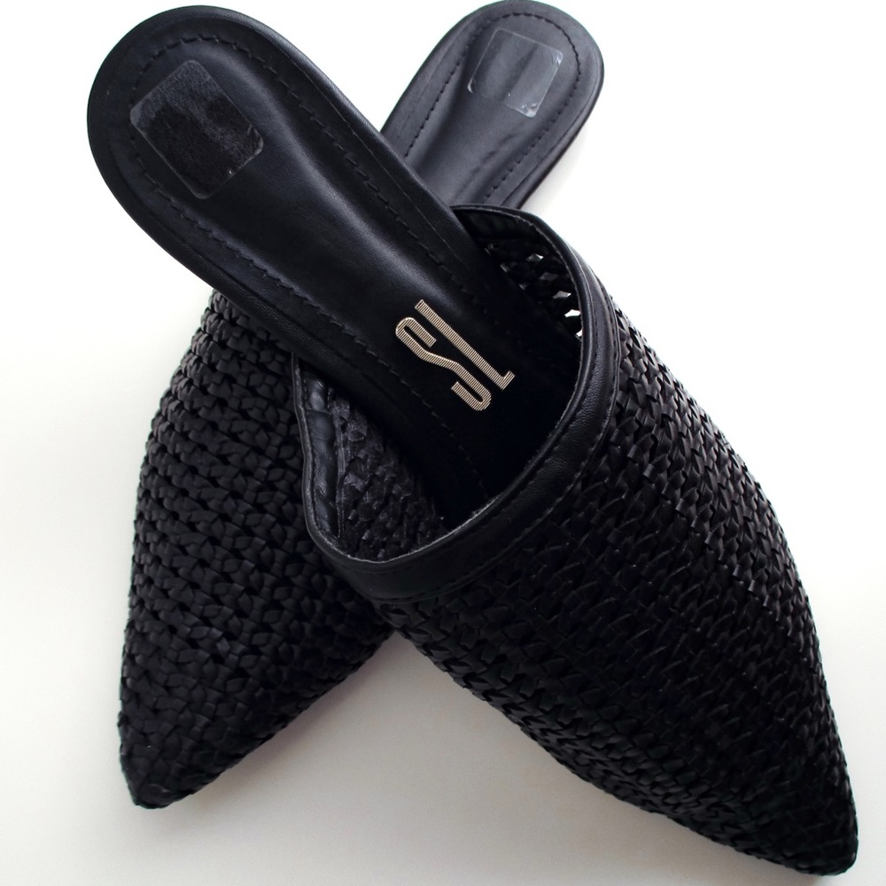 Santa Lolla Mule Tresse Beak Black